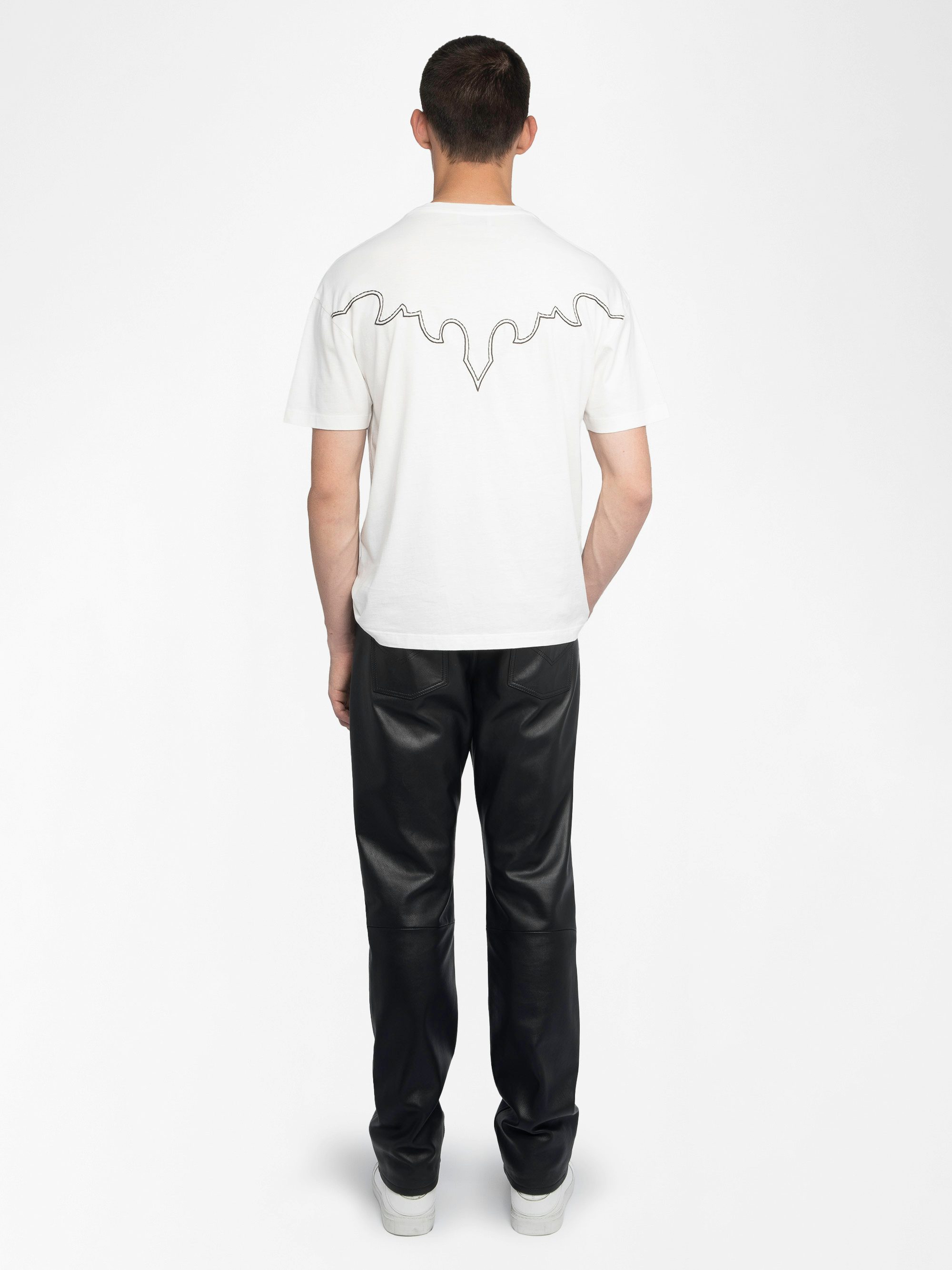 Toddy T-shirt - Loose-fitting short-sleeve T-shirt with western cut-outs.